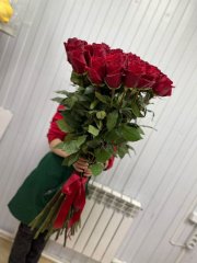 35 роз красных Эквадор 90 см — Волгоград, Новое