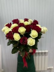 25 роз красные и белые — Калач-на-Дону, Новое
