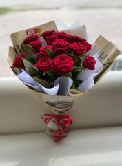 Букет 15 роз в упаковке. — Калач-на-Дону, Новое