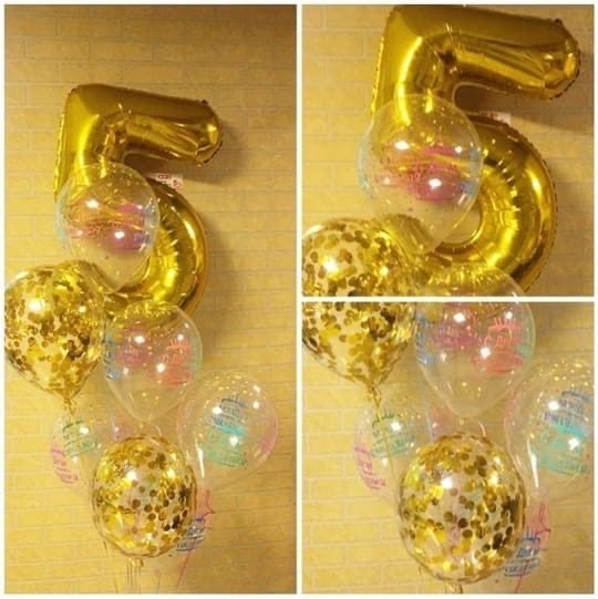 Композиция из цифры 5 и латексных шаров! — Калач-на-Дону, Новое