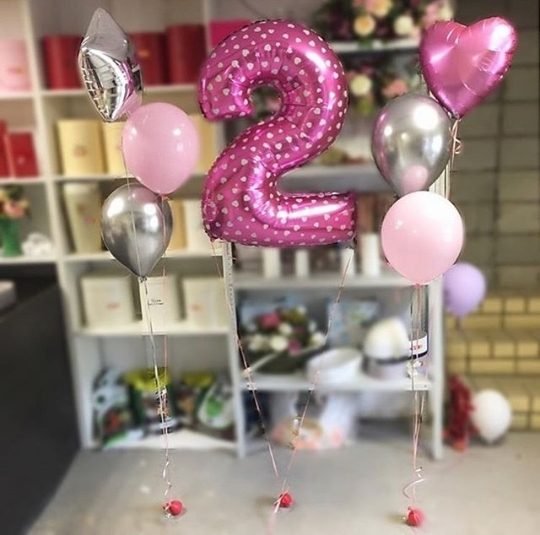 Композиция из шаров на 2-летие дочки! — Калач-на-Дону, Новое