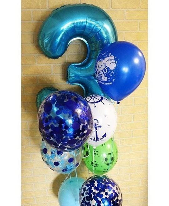 Шары на 3-летие мальчика! — Волгоград, Новое