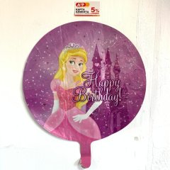 Шар фольгированный "Happy Birthday" с принцессой — Калач-на-Дону, Новое