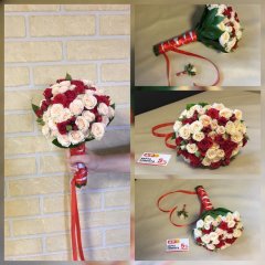 Свадебный букет из кустовой розы! — Волгоград, Новое