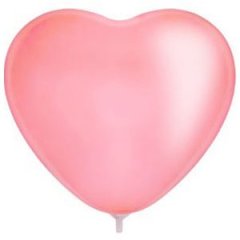Шар Сердце (15''/38 см) PINK. Пастель. — Калач-на-Дону, Новое