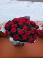 Букет к 8 Марта. Роза Ред наоми 60 см. Букет роз 33 шт — Волгоград, Новое