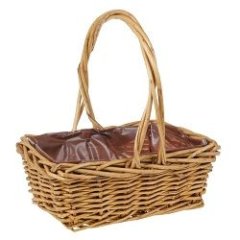 Корзина плетеная (ива), 41x30xH14/41см (Коричневый) — Калач-на-Дону, Новое
