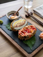 Суши Бургер с курицей и беконом — Калач-на-Дону, Новое