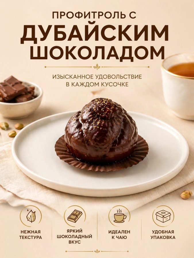 профитроль дубайский шоколад — Калач-на-Дону, Новое