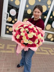 101 роза микс — Калач-на-Дону, Новое